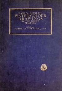 Cover of Early English Water-Colour Drawi...