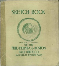 Cover of Sketchbook of the Philadelphia & Boston Face Brick Co. — Edition Insights