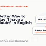 Better Way to Say ‘I have a doubt’ in English