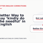Better Way to Say ‘kindly do the needful’ in English
